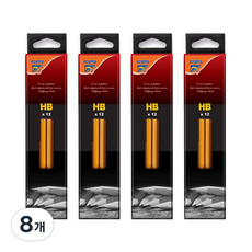 Alpha mall 橡皮擦鉛筆 12入, HB, 8個