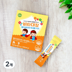 안아팜 유아용 비타대장 멀티비타민 미네랄 30p, 60g, 2개