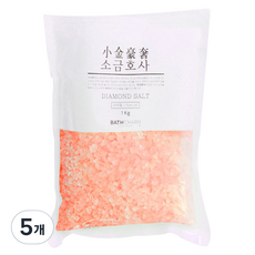 바스참 소금호사 다이아몬드 솔트 오렌지, 1kg, 5개
