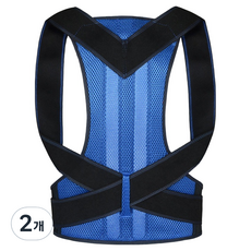 소울리치 통풍이 잘되고 견고한 자세교정 밴드 네이비, 2개