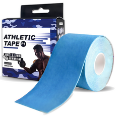 Flowers 花芊 Kinesiology tape 肌肉運動膠帶/肌內效貼布 藍色, 1個