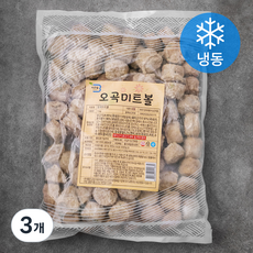 바른웰 오곡미트볼 (냉동), 1kg, 3개