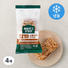 올바르고반듯한 밥바 소불고기 (냉동), 100g, 4개
