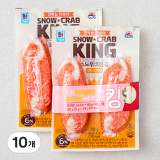 대림선 스노우 크랩킹 버터갈릭맛, 140g, 10개