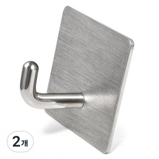 모나코올리브 스퀘어 메탈 후크 걸이, 2개