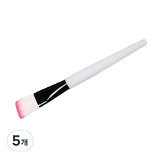 주앙오브제 써니 실리콘미용브러쉬, 5개, 06 흰색 막대와 검은색 세트가 있는 2색 브러시