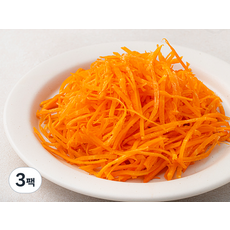 국내산 당근 채, 200g, 3팩