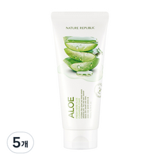 NATURE REPUBLIC 清新草本蘆薈洗面乳, 170ml, 5個