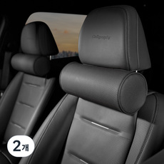 메이튼 팰리카빈 디 올 뉴 팰리세이드 전용 순정컬러 목쿠션, 블랙, 2개