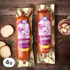 스키퍼카스 스모크 치즈, 200g, 1개입, 4개