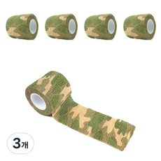 엠파이어 카모테이프 자가점착식 탄력 압박붕대 그린, 5개입, 3개