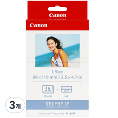 Canon 佳能 Selphy 普通相紙 KL-36IP, 3X5, 3個, 108個