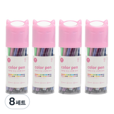 minhwashop 水性彩色筆24色組, 粉紅色(UDPAT0043), 8套