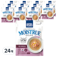 동원뉴트리플랜 모이스트루 연어영양스프 캣, 연어, 50g, 24개