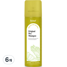 달리프 오리지널 드라이 샴푸 허브향, 200ml, 6개