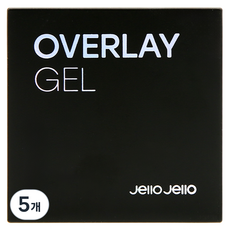 Jello Jello 免洗封層膠, 5個, 13g, 透明