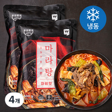 한인한식 1978 쓰촨 마라탕 마비맛 (냉동), 600g, 4개