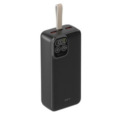 SKY 필 PD30 LCD 디스플레이 고속 충전 보조배터리 30000mAh 22.5W, 블랙, SKY-PD30