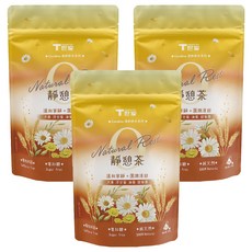 T世家 漫野時光 無咖啡因茶系列 菊花麥香靜憩茶, 4g, 12個裝, 3組