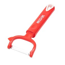 優得 活動削皮刀 S-1280, 1支, 紅色 + 白色 + 銀色