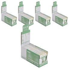 新主張 完全功能香菸濾嘴 細煙專用 (每盒7支 共84支) - 有效過濾焦油尼古丁, 單一顏色, 5盒