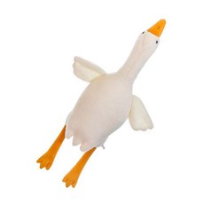 I'CLE 胖胖大王鵝絨毛玩偶 130cm 白色, 1個