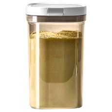 掀蓋式奶粉密封罐 附磁吸湯匙, 410, 1.8L, 1個