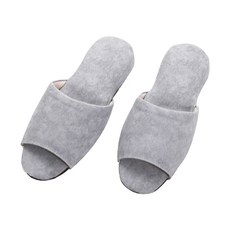 Vero&Nique 維諾妮卡 日式風尚室內皮拖鞋, 天使絨親膚內裡, 耐磨防滑橡膠大底, 台灣製, M, 灰色, 1雙