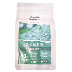 Dibaq Natural moments 自然嗑天然貓糧 低卡結紮貓配方, 雞肉 + 火雞肉, 300g, 1包