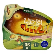 mideer 童話藝術拼圖 小紅帽, 36片, 1盒