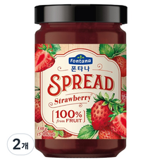 歐洲 Fontana 草莓抹醬, 330g, 2個