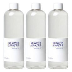 베리코드 노워터 샴푸 리필, 500ml, 3개