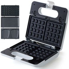 Moritz 3 IN 1 Grill & Clam & Waffle Maker 白色, MO-SM901W