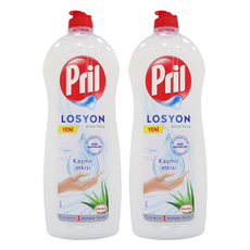 Pril 淨麗 蘆薈濃縮高效能洗碗精，泡沫溫和親膚不傷手, 750ml, 2瓶