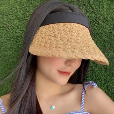 대박 밀짚 머리띠 바캉스 썬캡 JS259