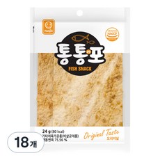 한진식품 통통어포 오리지널, 24g, 18개