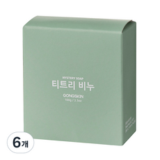 茶樹肥皂, 100g, 6個