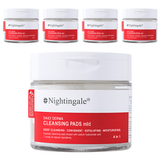 Nightingale Daily Derma Cleansing Pad 溫和, 70片, 5罐