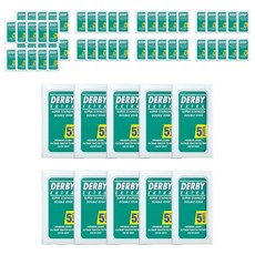DERBY Extra Classic刮鬍刀雙刀片, 60個, 5入