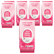 GIBONE 優質清潔濕紙巾 掀蓋式, 1入, 6包