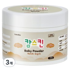 캄스킨 베이비 파우더, 100g, 3개