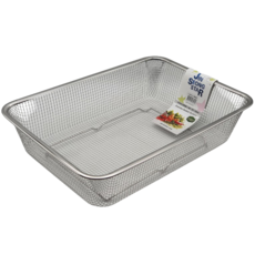 Jin Sung Star 不鏽鋼方形網籃 B型 粗網, 單一顏色