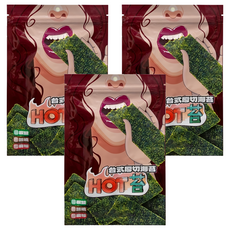 利亞企業社 台式厚切烤海苔 麻辣風味, 3包, 30g