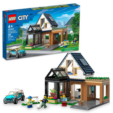 LEGO 樂高 60398 城市系列 城市住家和電動車 Family House and Electric Car, 1盒