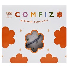 COMFIZ 康菲 兒童3D醫療口罩 3~7歲, 無尾熊寶寶 灰色, 30片, 1盒