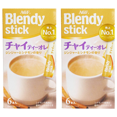 AGF Blendy 馬薩拉紅茶歐蕾, 9.5g, 6條, 2盒