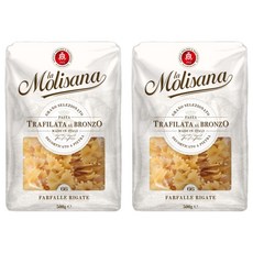 la Molisana 茉莉 義大利蝴蝶麵 - 嚴選杜蘭小麥 口感Q彈, 500g, 2包