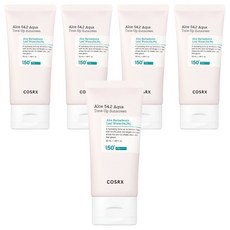 코스알엑스 알로에 54.2 아쿠아 톤업 선스크린 SPF50+ PA++++, 50ml, 5개