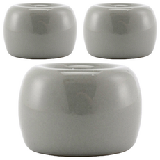 뉴앤룩 칫솔꽂이 세라믹 스탠드, 그레이, 3개