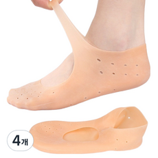 SOME'S MINE 矽膠足部護理保濕墊 膚色, 4個, 1入, 100g